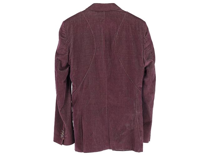 Blazer abotoado Louis Vuitton em algodão bordô Bordeaux - vista 2