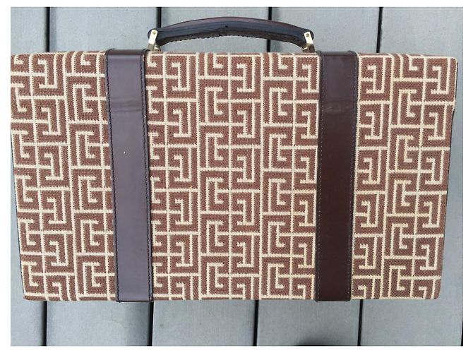 Trousse vintage PIERRE BALMAIN Marrone - vista 5