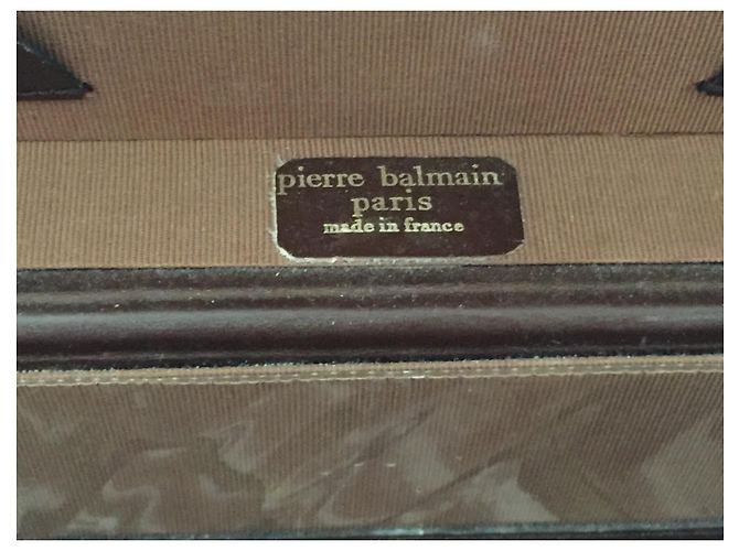 Trousse vintage PIERRE BALMAIN Marrone - vista 7