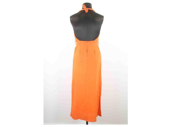 Vestido Petite Mendigote 34 Naranja - vista 4