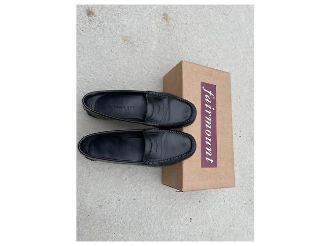 Mocassini Fairmount in pelle nera Nero - vista 2