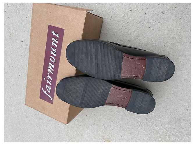 Mocassini Fairmount in pelle nera Nero - vista 3