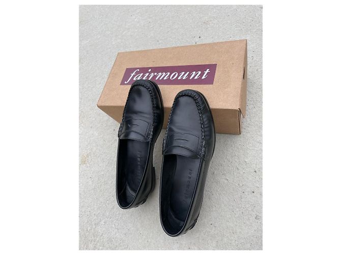 Mocassini Fairmount in pelle nera Nero - vista 4