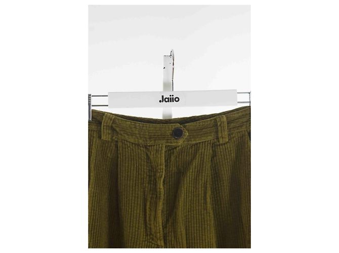 Pomandère Pantalón recto Pomandere 34 Caqui - vista 2
