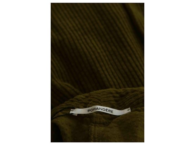 Pomandère Pantalón recto Pomandere 34 Caqui - vista 4