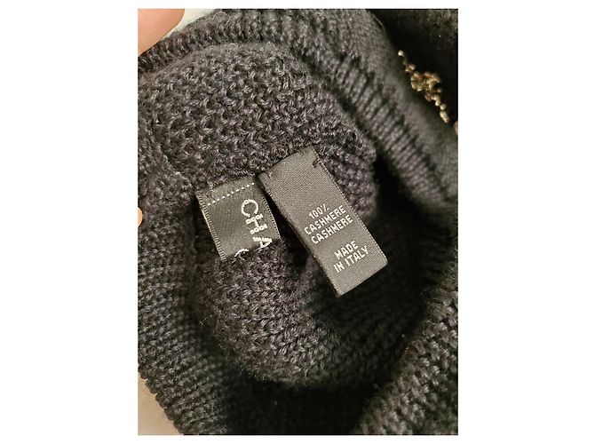 Cambon Chanel Barett aus Kaschmir mit Charme Blau - Ansicht 6