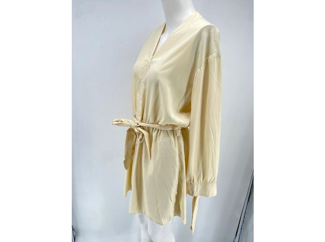 Nanushka Kleider T.International M Synthetisch Beige - Ansicht 3