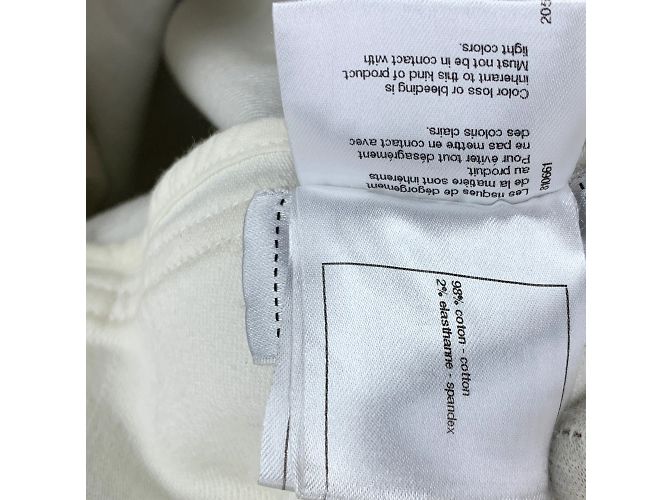 Chanel Calça jeans cinza desbotada com tamanho de zíper 38 fr - vista 5