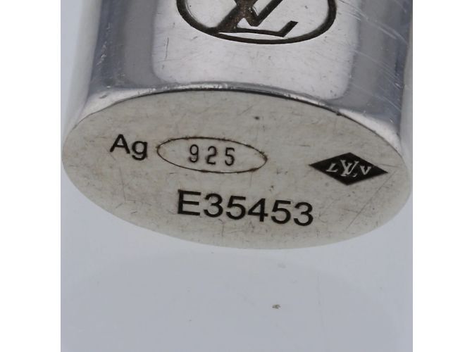 Louis Vuitton Halskette mit Lockit-Anhänger Silber - Ansicht 4