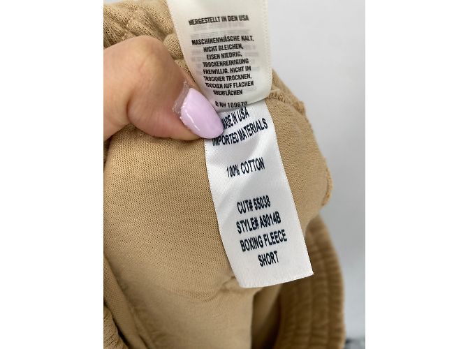 Shorts Agolde T.International S Algodón Beige - vista 4