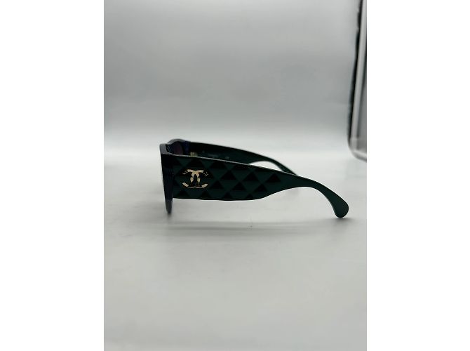 CHANEL Sonnenbrille T.  Plastik Marineblau - Ansicht 5