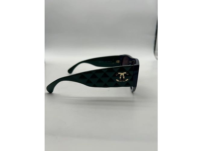 CHANEL Sonnenbrille T.  Plastik Marineblau - Ansicht 6