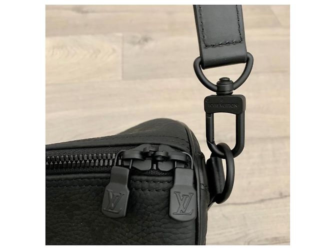 Abbesses Louis Vuitton keepall bullcalf 50 neuf Nero - vista 4