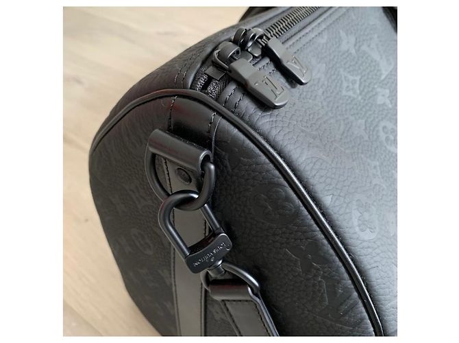 Abbesses Louis Vuitton keepall bullcalf 50 neuf Nero - vista 5