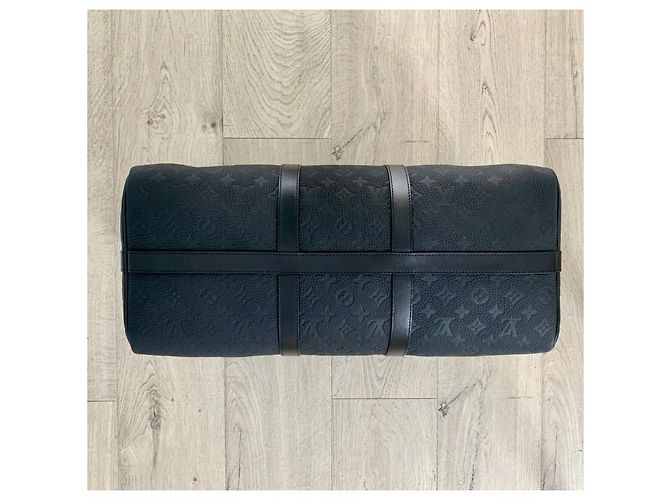 Abbesses Louis Vuitton keepall bullcalf 50 neuf Nero - vista 7