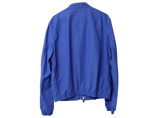 Dsquared2 Giacca con zip in cotone blu - vista 2
