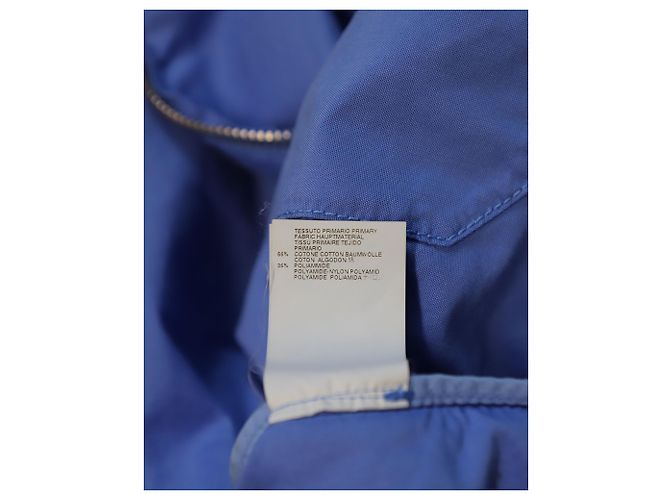 Dsquared2 Giacca con zip in cotone blu - vista 5
