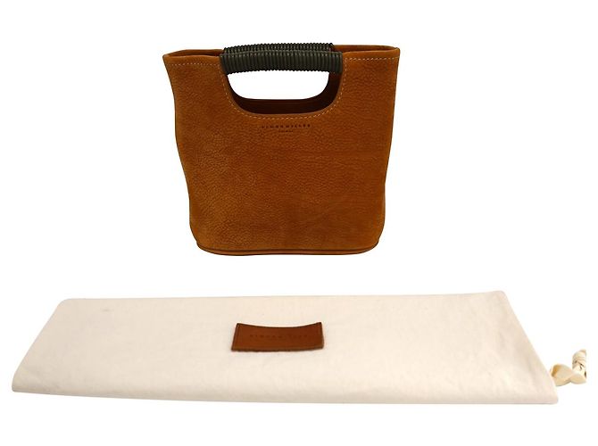 Simon Miller Mini Birch Tote in nabuk marrone chiaro Beige - vista 11