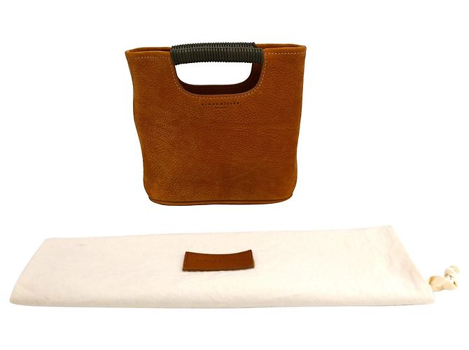Simon Miller Mini Birch Tote in nabuk marrone chiaro Beige - vista 12