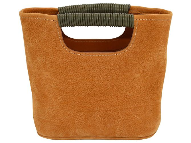 Simon Miller Mini Birch Tote in nabuk marrone chiaro Beige - vista 3