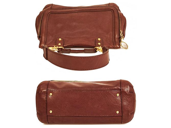 Sicily Dolce & Gabbana bolsa de mão em couro bordô com aba e bolso com zíper Sicília Bordeaux - vista 3
