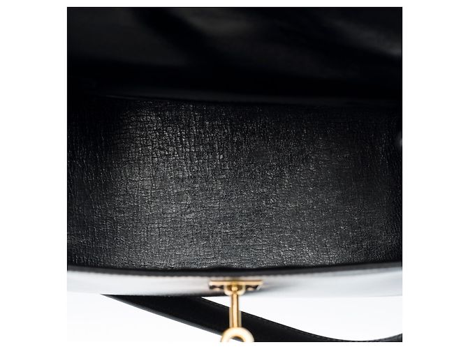 Hermès Borsa HERMES Kelly Mini in Pelle Nera - 101136 Nero - vista 8