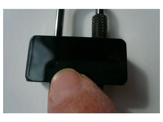 GIVENCHY Padlock U in black metal Key ring - view 4