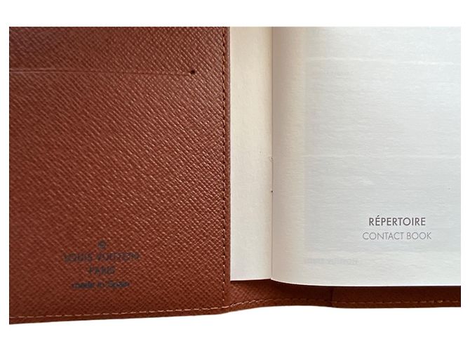 Louis Vuitton Libro de contactos de repertorio Castaño - vista 3