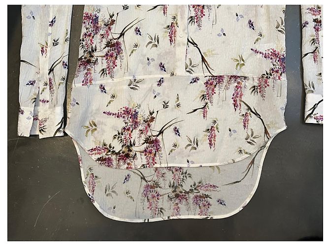 Camisa de seda Ermanno Scervino Blanco - vista 4