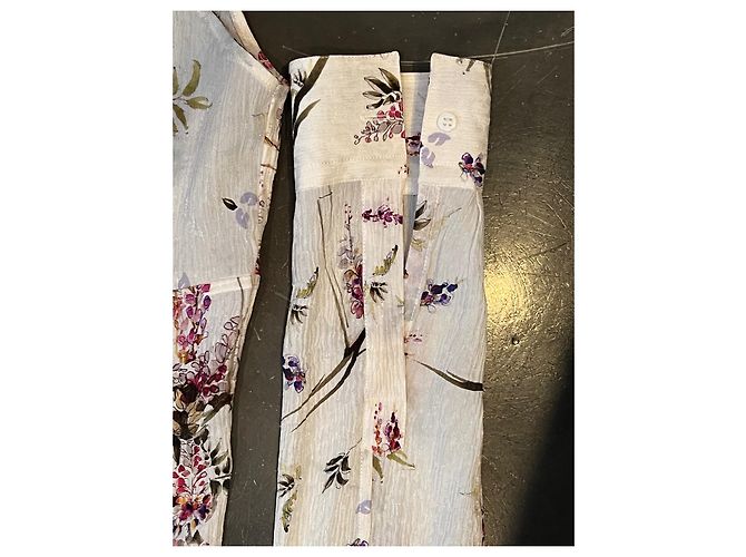 Camisa de seda Ermanno Scervino Blanco - vista 5