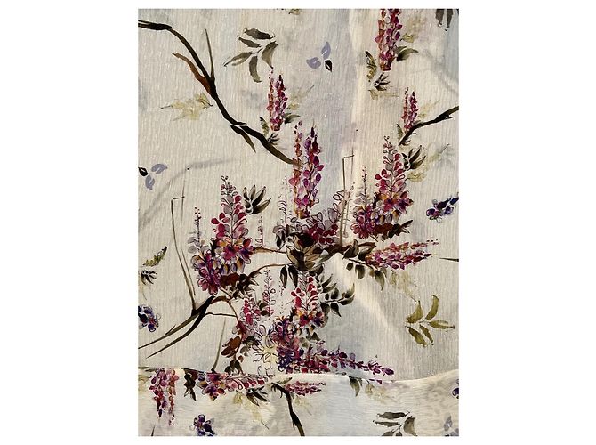 Camisa de seda Ermanno Scervino Blanco - vista 6