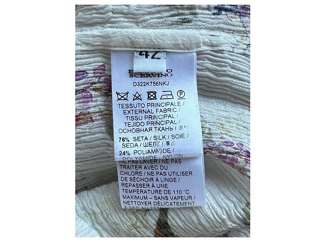 Camisa de seda Ermanno Scervino Blanco - vista 7