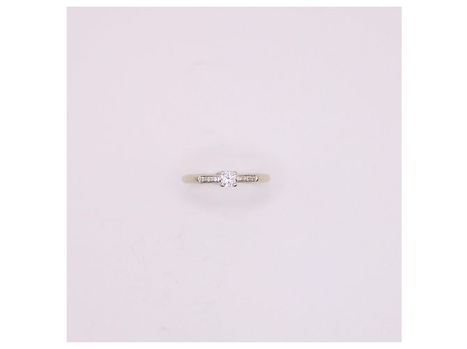 Mauboussin-Ring „Du bist das Salz meines Lebens“ Diamanten auf Weißgold 750%O Silber Hardware - Ansicht 9