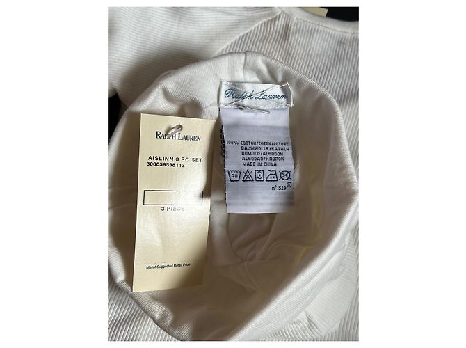 Ralph Lauren 3-piece Baby Set New in Box Cream - view 11