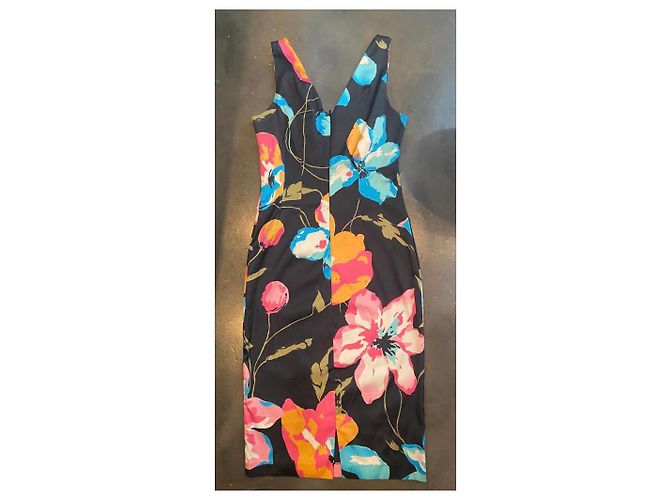 Blumenkleid von Dolce & Gabbana Schwarz - Ansicht 3