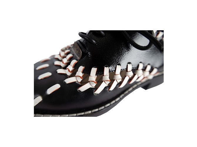 Scarpe Oxford intrecciate Manga di Louis Vuitton Nero - vista 5