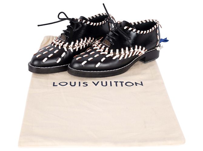 Scarpe Oxford intrecciate Manga di Louis Vuitton Nero - vista 9
