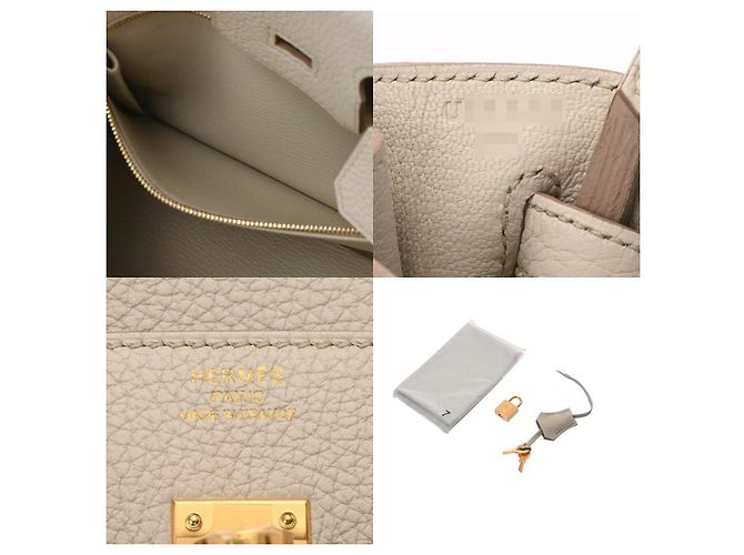 Acapulco Hermès HERMES BIRKIN 25 Beige - Ansicht 5