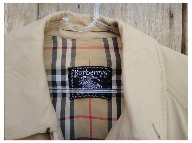 impermeabile Burberry vintage taglia M Beige - vista 2