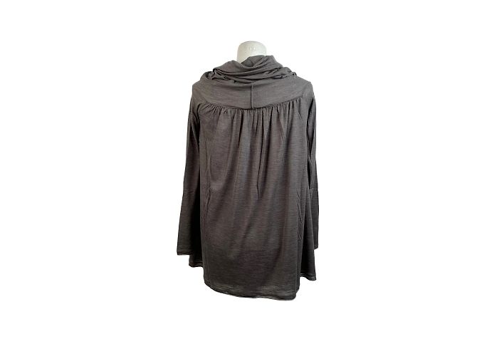 Missoni Camisola cinza de manga comprida de lã e seda com gola careca 40 - vista 2