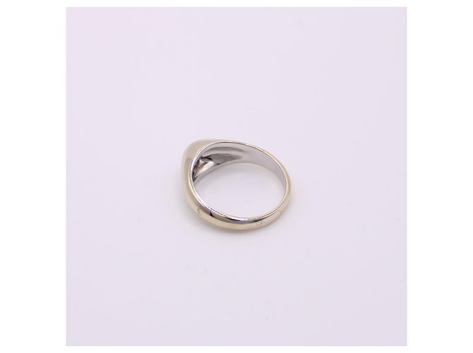 Autre Marque Anello inglese con diamante in oro bianco 750%O Silver hardware - vista 5