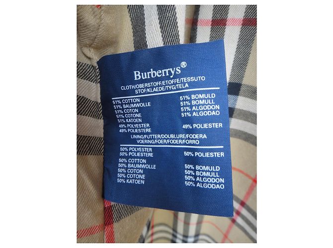 impermeable Burberry tamaño 38 Beige - vista 4
