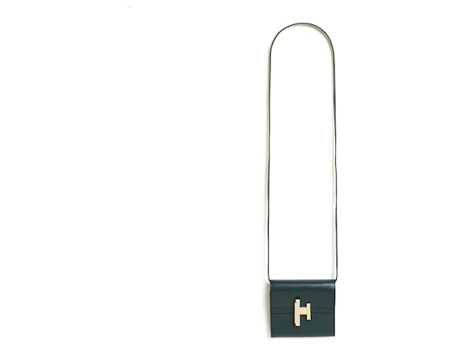 Hermès POCHETTE CINHETICA VERDE SCURO - vista 2