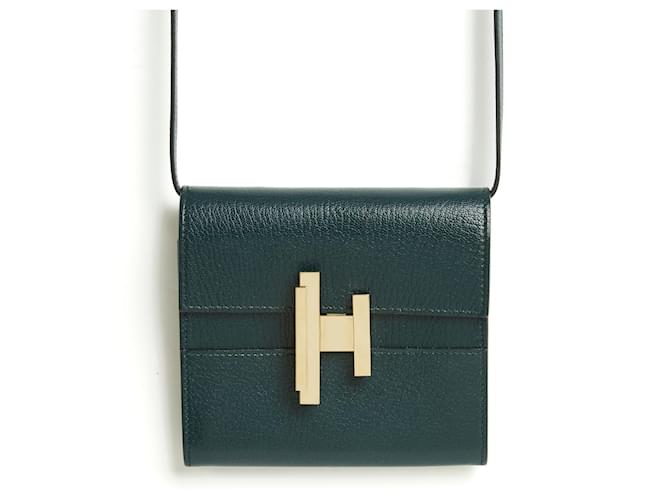 Hermès POCHETTE CINHETICA VERDE SCURO - vista 3