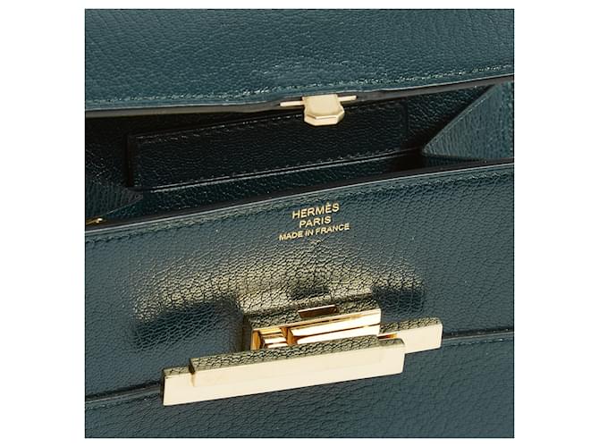 Hermès POCHETTE CINHETICA VERDE SCURO - vista 4