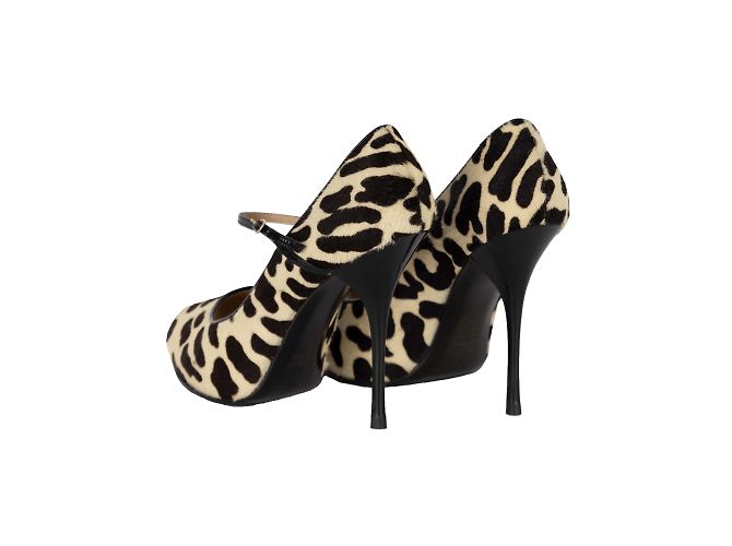 Pumps in ponyhair stampato Giuseppe Zanotti Multicolore - vista 3