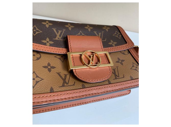 Louis Vuitton Borsa Dauphine Mini Monogram Marrone - vista 10