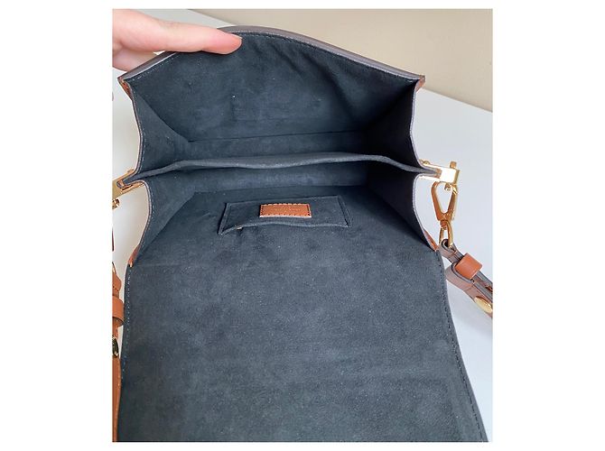 Louis Vuitton Borsa Dauphine Mini Monogram Marrone - vista 12
