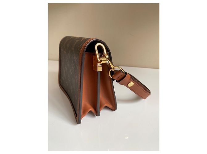 Louis Vuitton Borsa Dauphine Mini Monogram Marrone - vista 4