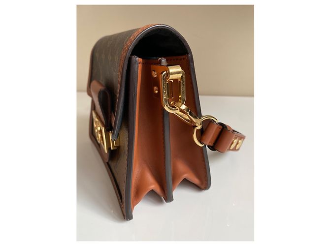 Louis Vuitton Borsa Dauphine Mini Monogram Marrone - vista 5
